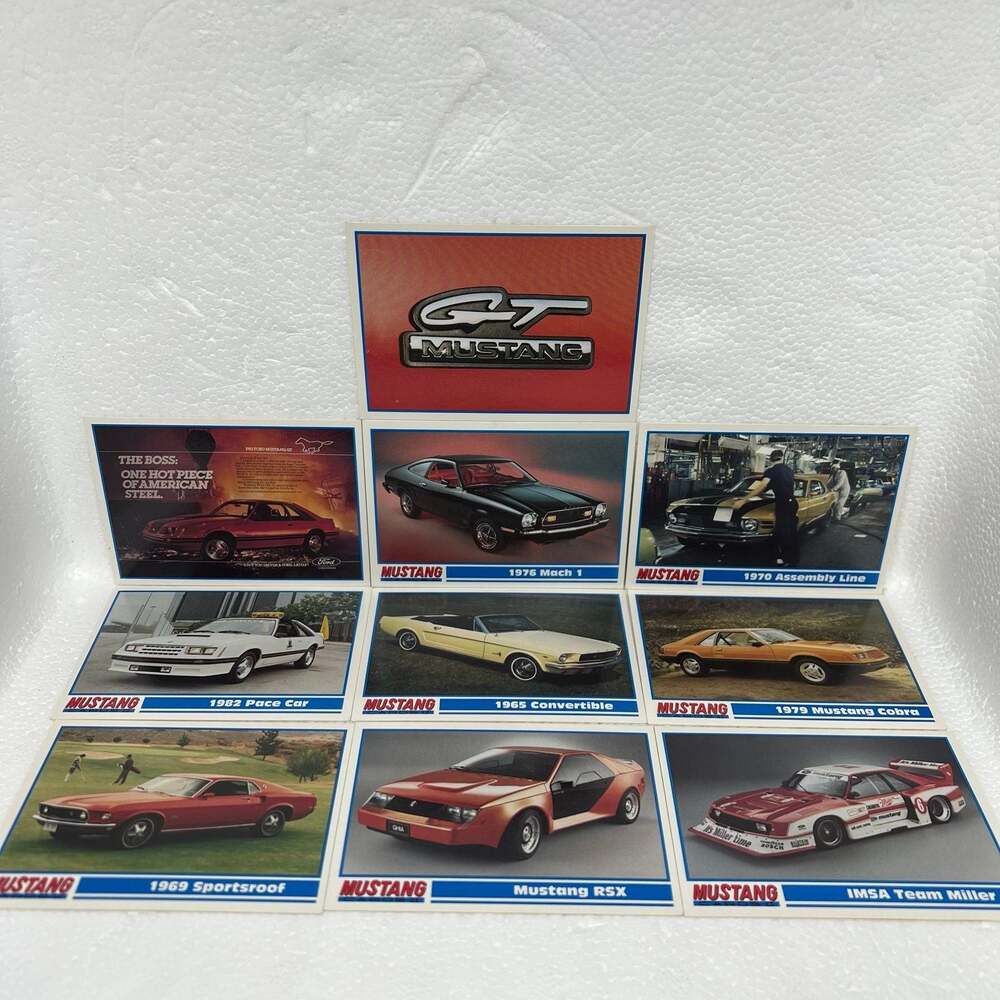 1994 PCQCC Performance Years | Ford Mustang Cards 2 - 30 Years Tcg/Ccg LOT OF 10